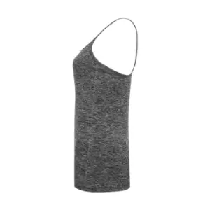 Image of Tombo Womens/Ladies Seamless Strappy Vest (XXS/XS) (Blue Marl)