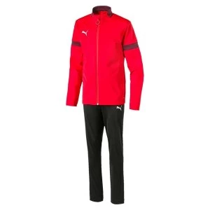 Image of Puma Teen ftblPLAY Tracksuit Red/Burgundy - 12-14 Years
