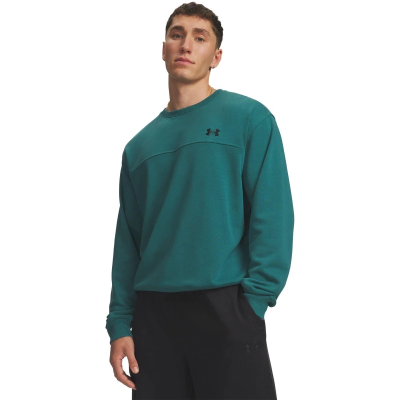 Image of Under Armour UA Rival LW Crew Crew Sweaters M Green 62042615390