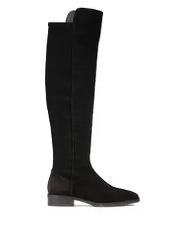 image of Clarks Clarks Pure Caddy Boots - Black Sde, Black, Size 4, Women