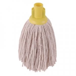 image of 2Work 12oz PY Smooth Socket Mop Yellow Pack of 10 PJYY2320I