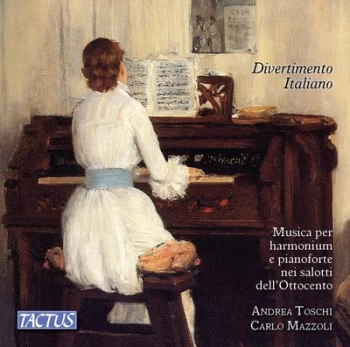 image of Divertimento Italiano Musica Per Harmonium E Pianoforte Nei / by Carlo Mazzoli CD Album