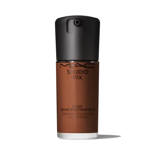 Image of MAC Studio Fix Fluid SPF 15 Foundation - NC63 - Soft-Matte Finish - 24hr Medium-To-Full Coverage - 30ml - MAC Cosmetics