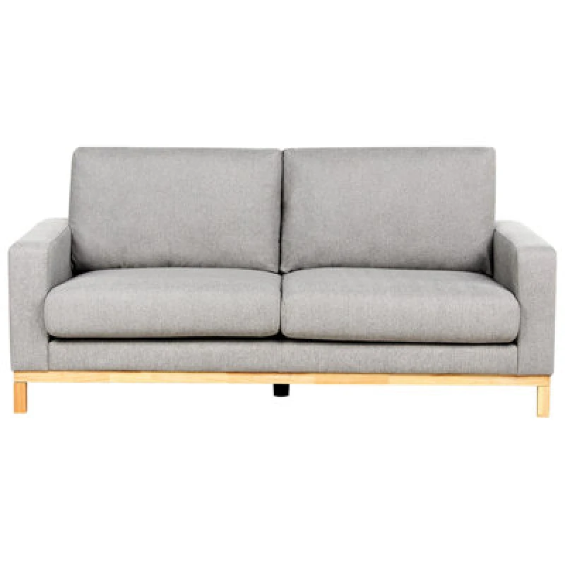 Image of Beliani Sofa 2 Seater Siggard Fabric Grey