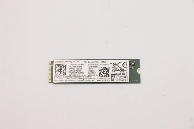 Image of Lenovo 256G M.2 2280 PCIe 4.0 NVMe