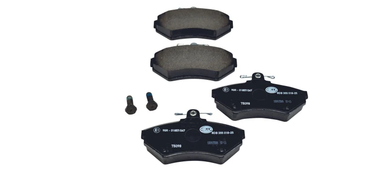 Image of HELLA Brake pad set HELLA 8DB 355 018-251