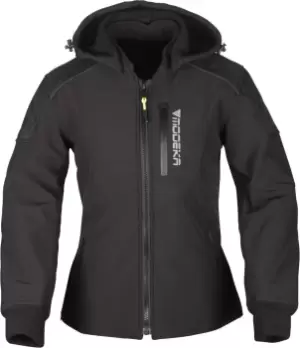 Image of Modeka Clarke Ladies Motorcycle Textile Jacket, black, Size 34 for Women, black, Size 34 for Women