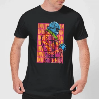 image of Universal Monsters Invisible Man Retro Mens T-Shirt - Black - 3XL - Black