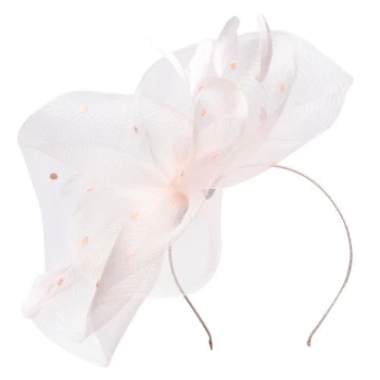 Biba Polka Dot Fascinator - Nude