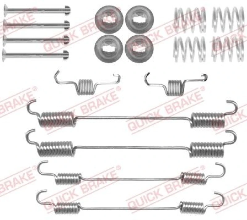 Image of QUICK BRAKE Brake shoe fitting kit QUICK BRAKE 105-0057