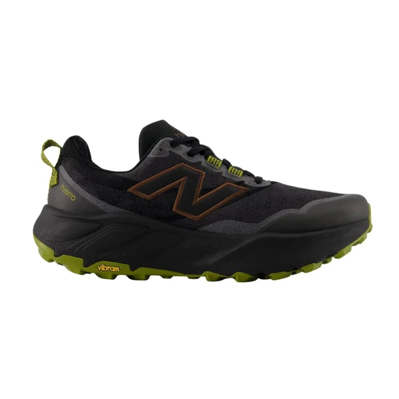 Image of New Balance Fresh Foam X Hierro v9 Shoes Black Green SS26, Size 43 - EUR