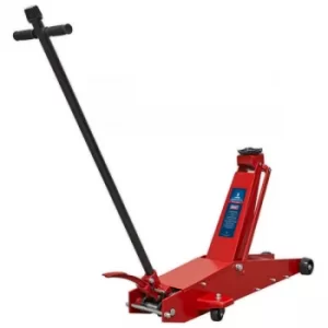 image of Sealey 3000HLC Trolley Jack 3tonne Long Reach High Lift Commercial