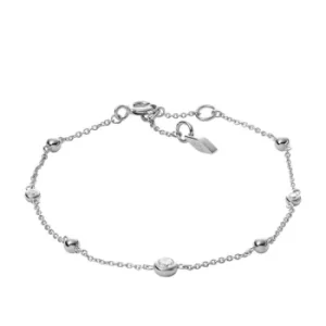 Image of Ladies Fossil Sterling Silver Glitz 925 Stirling Silver