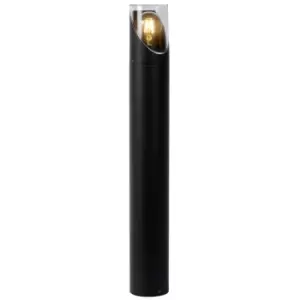 Image of Lucide NORMAN - Bollard Light Outdoor - Ø9cm - 1xE27 - IP65 - Black
