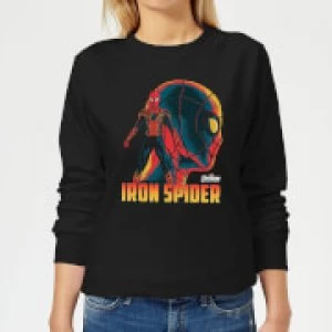 Image of Avengers Iron Spider Womens Sweatshirt - Black