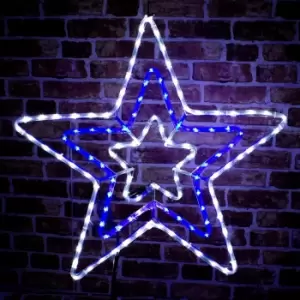 Image of Christmas Workshop 5m 120 LED Blue/White Star Rope Light