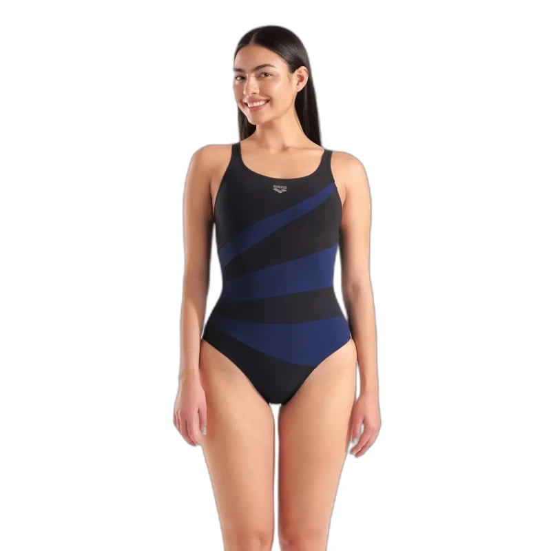 Image of Womens 1 Piece swimsuit Arena Isabella Wing Back C Noir Female 38