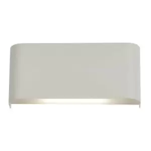 Image of Searchlight Lighting - Searchlight Match Box Wall Light LED 2 Light 10W White Up/Downlight 3000K