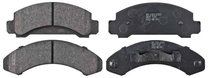 Image of A.B.S. 38249 Brake pad set without integrated wear sensor Brake Pad Set,disc brake (402)