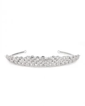 image of Jon Richard Silver Swarovski Tiara