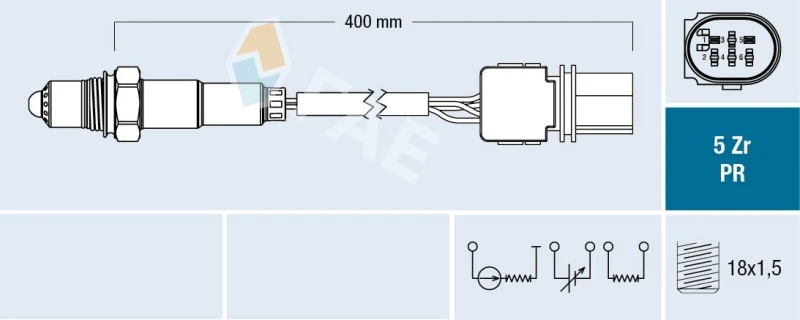 Image of FAE Lambda sensor FAE 75123