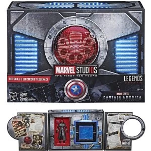 image of Marvel Red Skull 6" Action Figure and Cosmic Cube Set