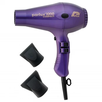 image of Parlux 3200 Compact Purple 1931553 1900W Hair Dryer