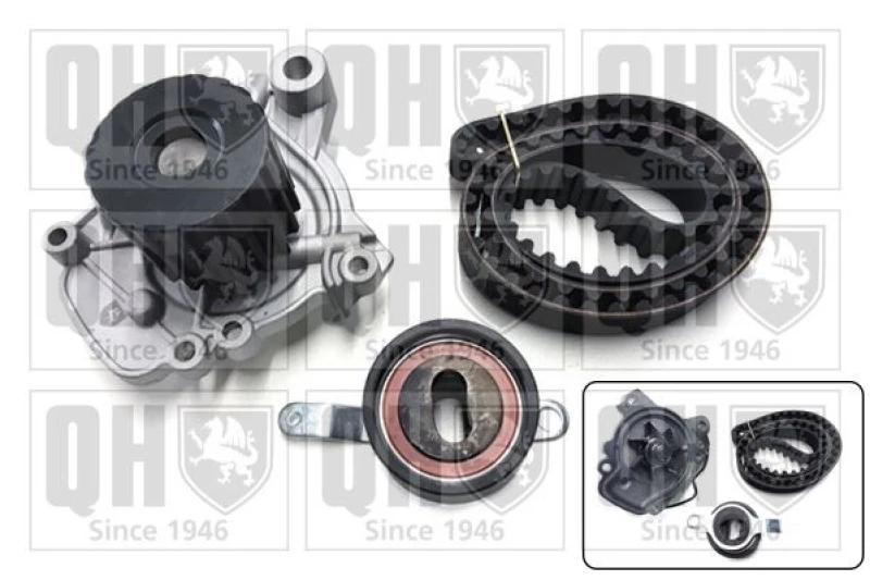 Image of QUINTON HAZELL Water pump and timing belt kit QUINTON HAZELL QBPK4651