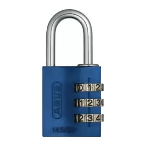 Image of Zahlenvorhangschloss 145 Schlosskorper-B.315mm Alu.blau Zahlenroll.3 ABUS