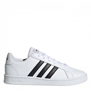 Image of adidas Grand Court Trainers Child Boys - Cloud White / Core Black / Clo