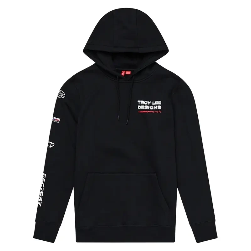 Image of Hooded sweatshirt Troy Lee Designs Factory Noir Male S