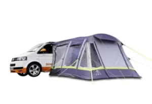 image of Loopo Breeze Inflatable Campervan Awning - Lime & Grey