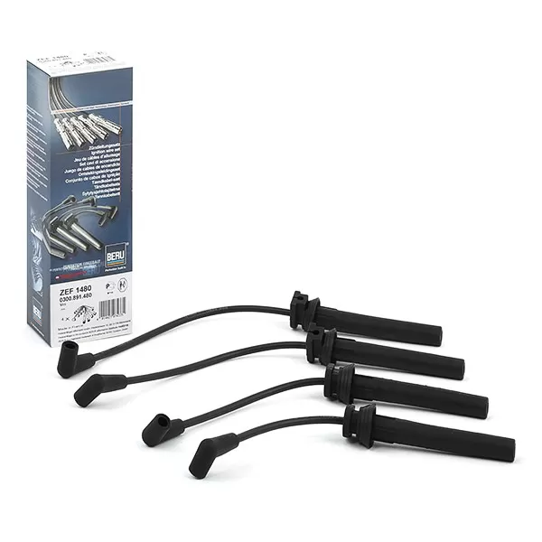 Image of Beru ZEF1480 / 0300891480 Ignition Wire Set Replaces 12 12 7 513 032