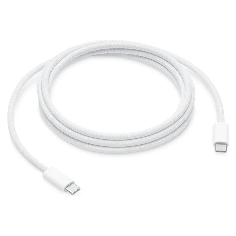 image of Apple - USB cable - 24 pin USB-C (M) to 24 pin USB-C (M) - USB 2.0 - 2m - USB Power Delivery (240W) MYQT3ZM/A