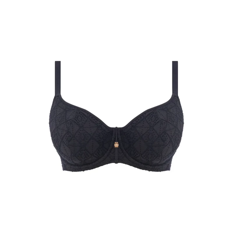 Image of Freya Womens sweetheart neckline swimsuit top Freya Nomad Nights Noir Female 80J