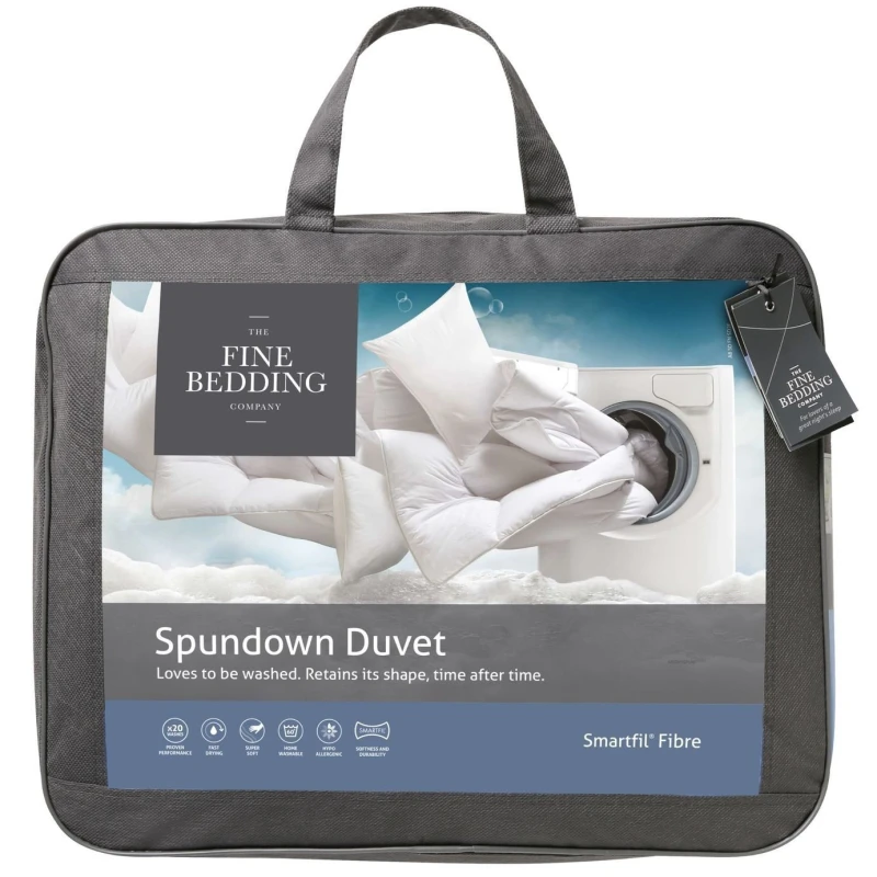 Image of The Fine Bedding Company The Fine Bedding Company Spundown 4.5 Tog Duvet Set - Single
