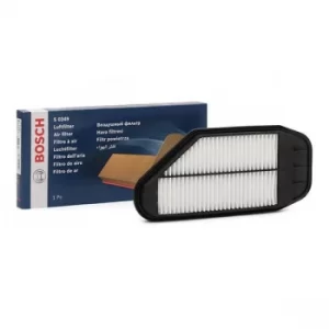 Image of Bosch Air Filter CHEVROLET F 026 400 349 42390126,96827723,96827723 Engine Filter