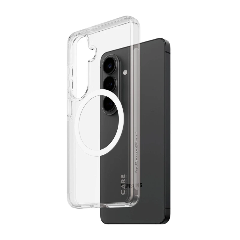 Image of PanzerGlass PanzerGlass CARE by Urban Explorer Case Transparent w. White Qi Samsung Galaxy S26 CR14939