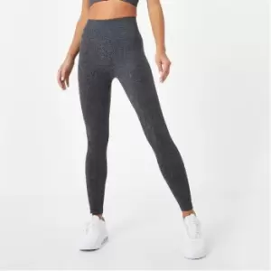 image of USA Pro Seamless Ribbed Leggings - Black