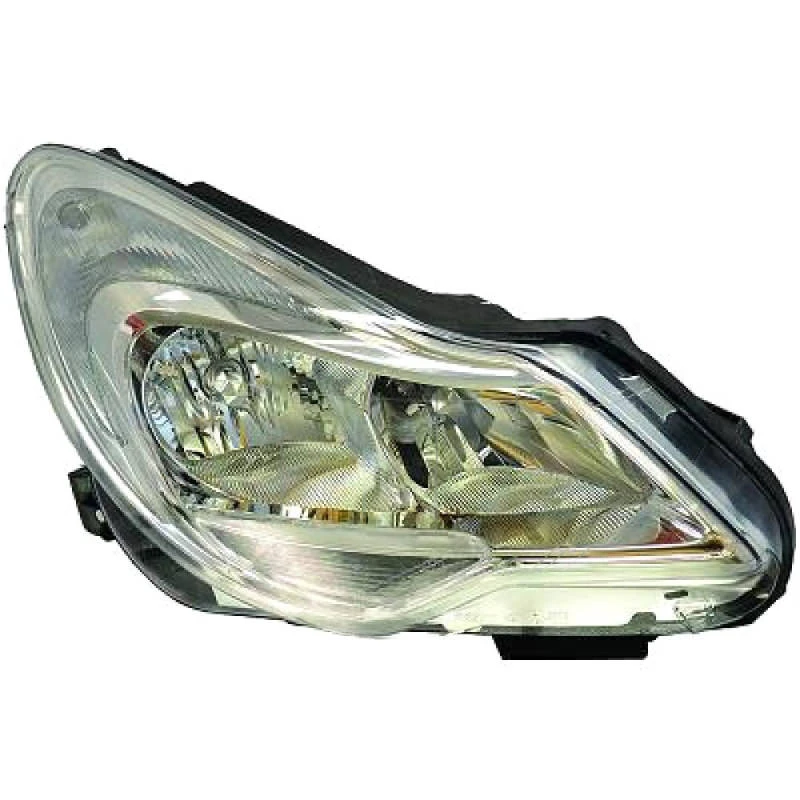 Image of DIEDERICHS 1814181 Headlights H7, with bulb, Left, with motor for headlamp levelling, Halogen Headlight (259)