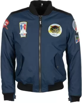 Image of Helstons Lynx Motorcycle Textile Jacket, blue, Size 2XL, blue, Size 2XL