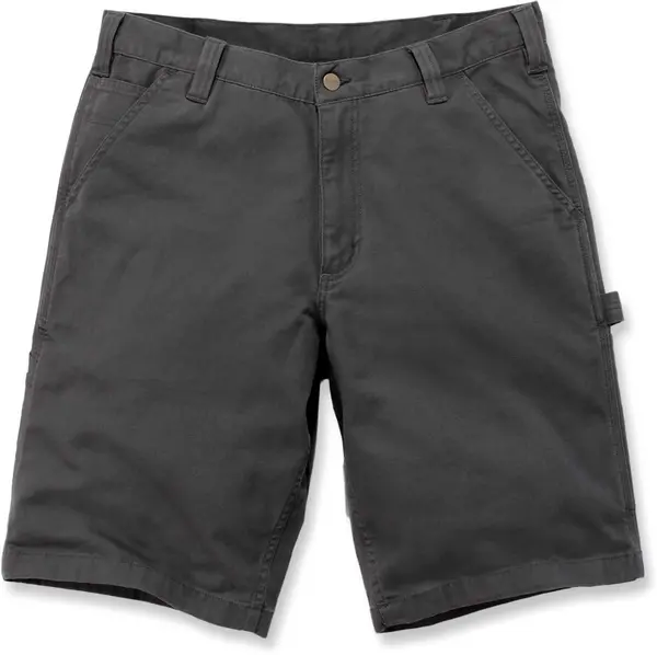 Image of Carhartt Rigby Dungaree Shorts, black-grey, Size 28
