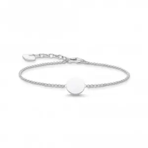 Image of Sterling Silver Disc Bracelet A2043-001-21-L19V