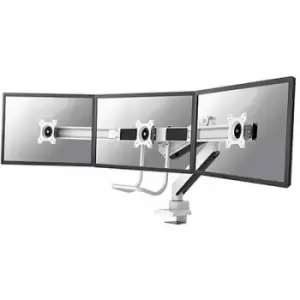 image of Neomounts by Newstar NM-D775DX3WHITE 3x Monitor desk mount 43,2cm (17) - 61cm (24) Swivelling, Swivelling, Tiltable