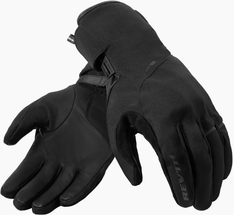 Image of Revit Antigo H2O waterproof Motorcycle Gloves, black, Size S for Men