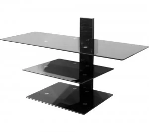 image of AVF PS933PB Fixed TV Bracket and AV Shelving