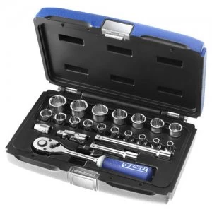 Image of Expert by Facom 22 Piece 3/8" Drive Bi Hex Socket Set Metric 3/8"