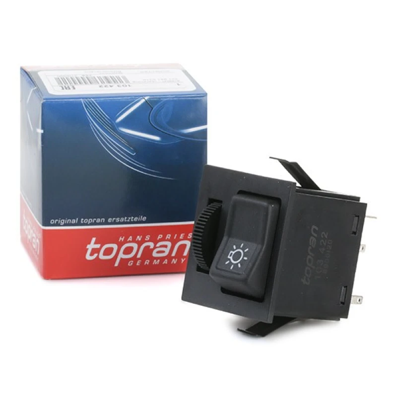 Image of TOPRAN 103 422 Switch, headlight with integrated regulator Switch,headlight (809)