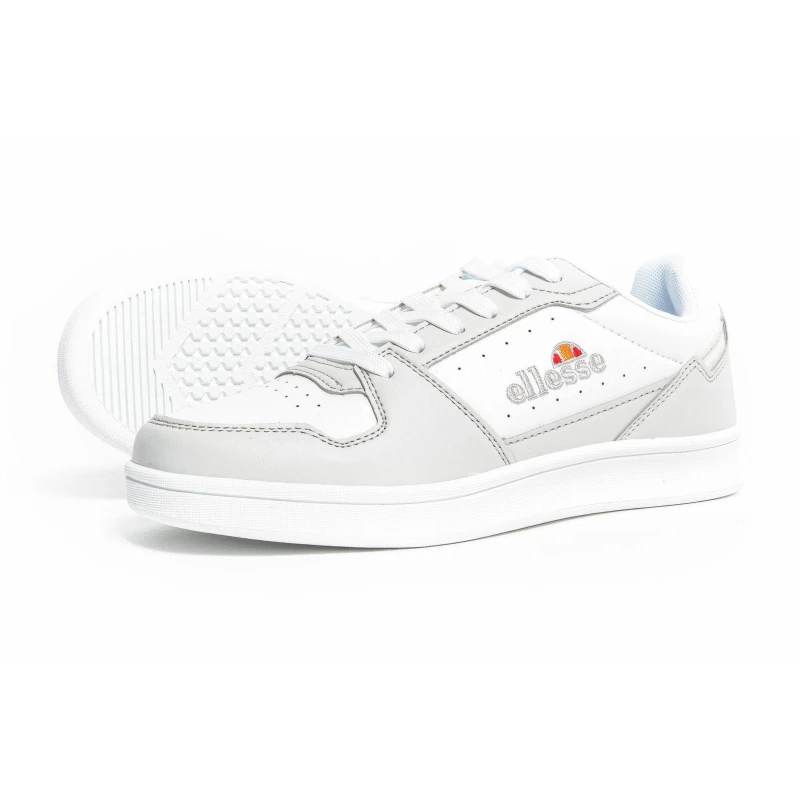Image of Ellesse Womens Nole Low-Top Trainers White/Grey female 3 (36)