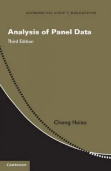 Image of Analysis of Panel Data by Cheng Hsiao Hardback